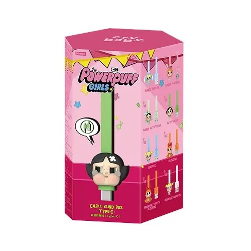 Pop Mart - CRYBABY: Powerpuff Girls Type-C Cable Blind Box Series (One Random Piece) (CDU12PCS) Pop Mart - CRYBABY: Powerpuff Girls Type-C Cable Blind Box Series (One Random Piece) (CDU12PCS)