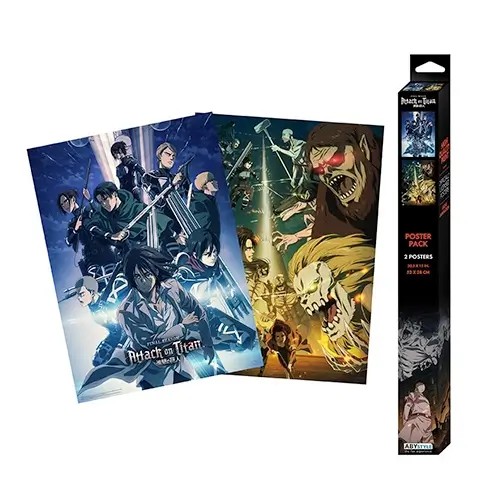 Abystyle Anime: Attack on Titan Set 2 Chibi Posters ASST 2 Abystyle Anime: Attack on Titan Set 2 Chibi Posters ASST 2
