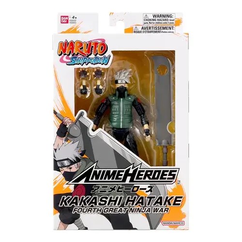 BANDAI NAMCO - Anime Heroes: Naruto Shippuden - Kakashi Hatake (Fourth Great Ninja War Version) (Action Figure) BANDAI NAMCO - Anime Heroes: Naruto Shippuden - Kakashi Hatake (Fourth Great Ninja War Version) (Action Figure)