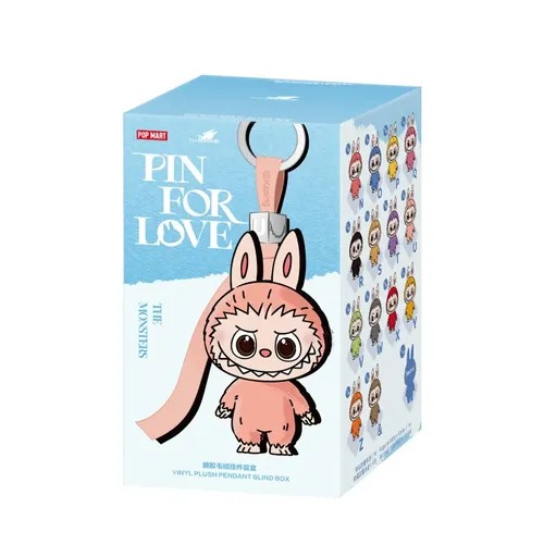 Pop Mart - THE MONSTERS Pin for Love Series-Vinyl Plush Pendant (Blind Box) (N-Z) (CDU14PCS) Pop Mart - THE MONSTERS Pin for Love Series-Vinyl Plush Pendant (Blind Box) (N-Z) (CDU14PCS)