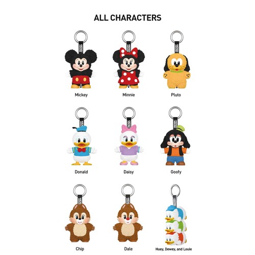 Pop Mart Mickey Family Cute Together Keychain Series Figures (Blind Box) Pop Mart Mickey Family Cute Together Keychain Series Figures (Blind Box)