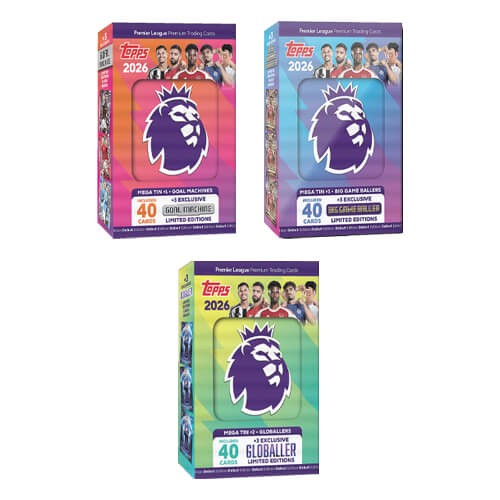 Topps Premier League 2026 - Mega Tin (Assorted) Topps Premier League 2026 - Mega Tin (Assorted)